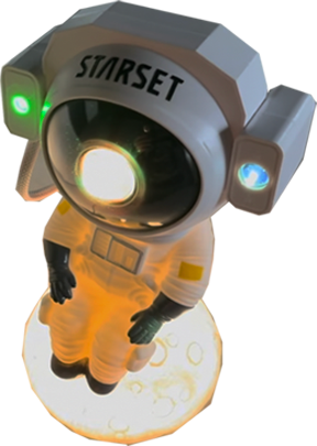 ASTRONAUT STARSET PROJECTOR, LIGHT & SPEAKER