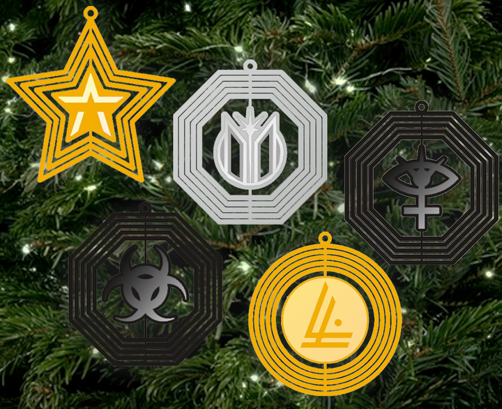 SILOS 5-ORNAMENT SET