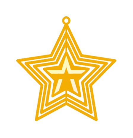 SILOS 5-ORNAMENT SET