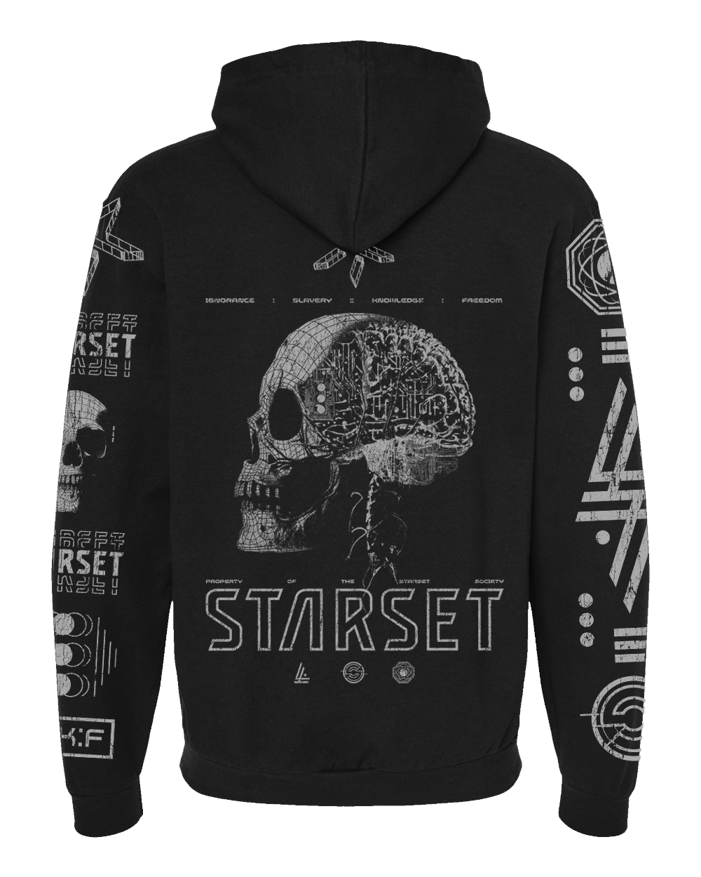 IMMERSION BMI SKULL ZIP HOODIE