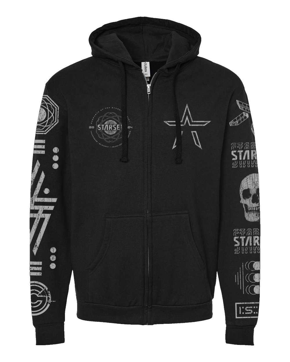 IMMERSION BMI SKULL ZIP HOODIE