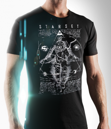 DA VINCI TRIANGLE T - STARSET Merchandise