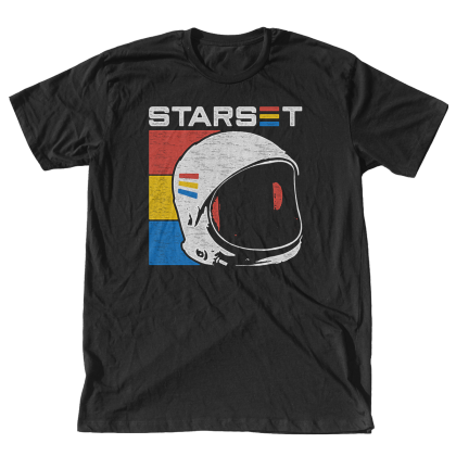 RETRO HELMET T - STARSET Merchandise