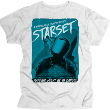 SPACEMAN WHITE T - STARSET Merchandise