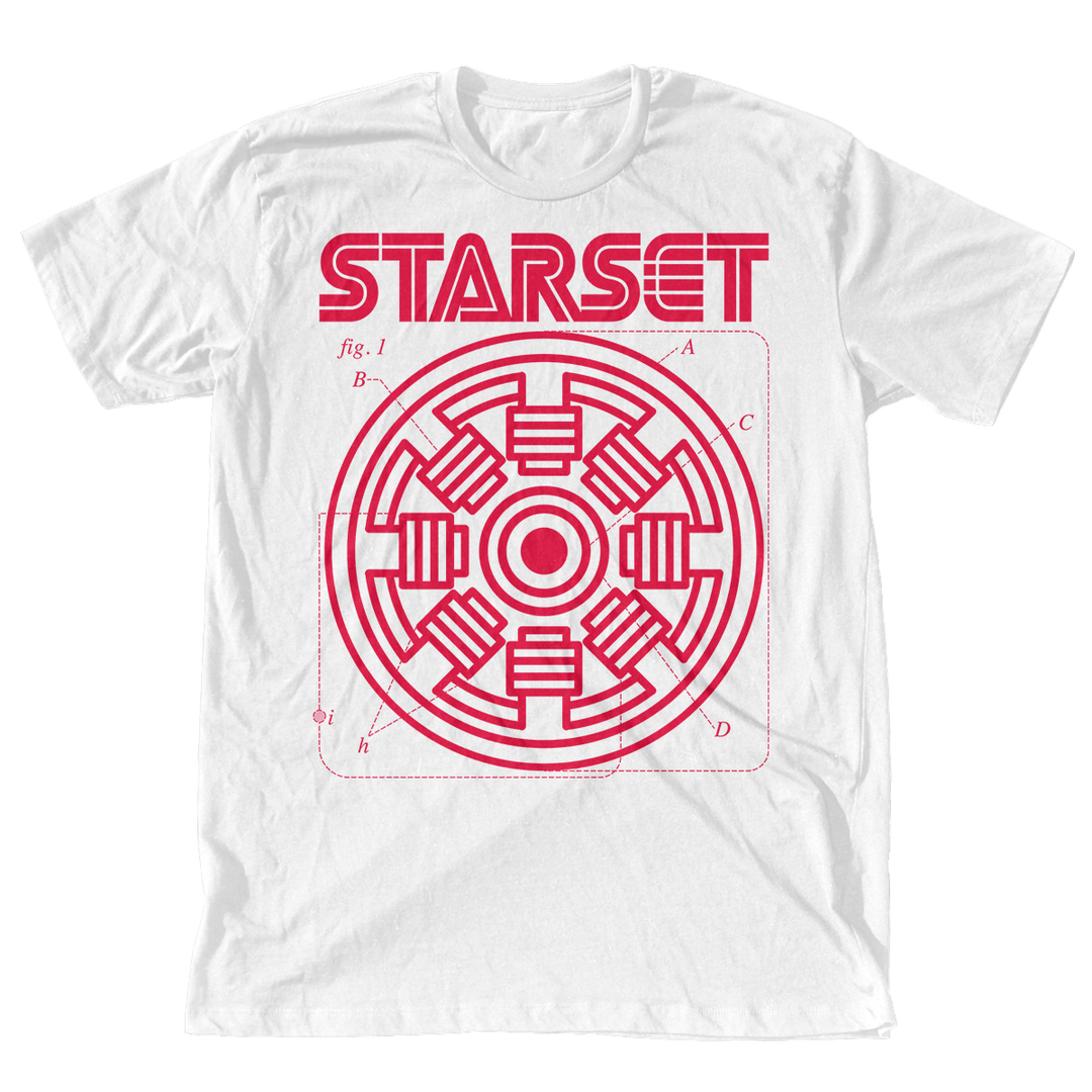 COIL T WHITE - STARSET Merchandise